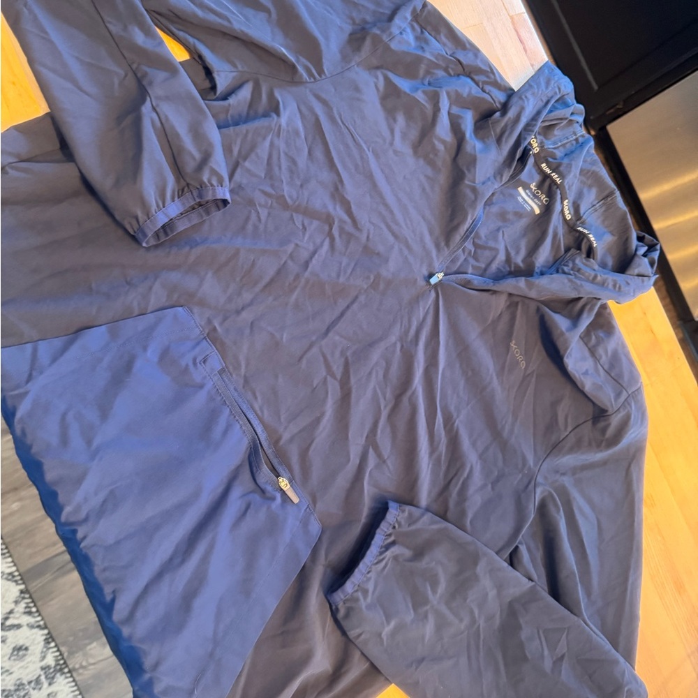 Men's Navy Windbreaker Jacket